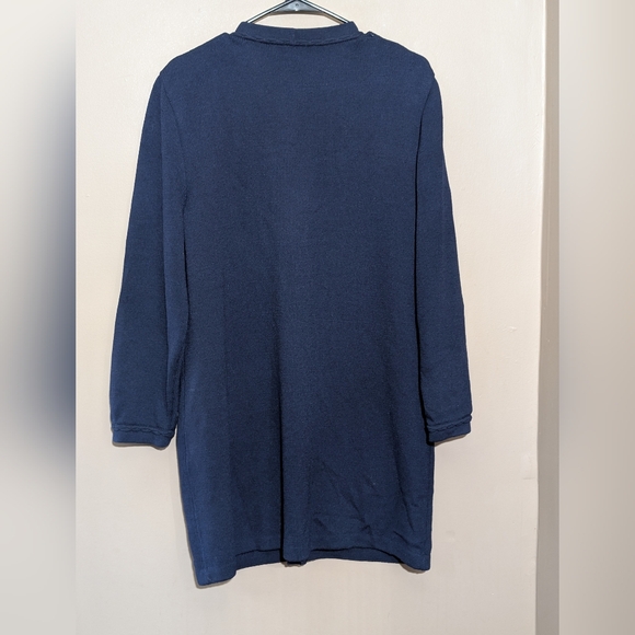 St. John Basics Open Front Knit Long Cardigan - Picture 5 of 5